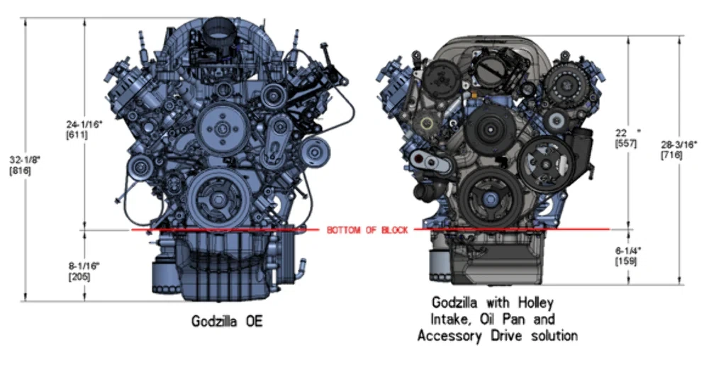 Accessory Drive Base Kit For Oe Oil Pan-20-300